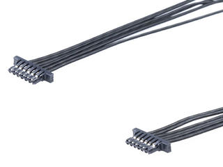 2262021063 - Zero-Hachi-to-Zero-Hachi Off-the-Shelf (OTS) Cable Assembly, Single Row, Tin (Sn) Plating, 6 Circuits, 300.00mm Length, Black