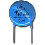 KEMET Corporation-C967U682MZVDAAWL20 Capacitor Ceramic Single Layer Cap Ceramic Suppression X1/Y2 0.0068uF 440VAC/300VAC Y5V 20%( 13 X 5mm) Radial Disc 7.5mm 125°C Bag
