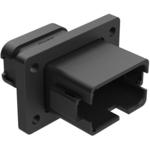 Amphenol-AT04-12PB-BL05 Connector Discrete Wire Housing Conn Housing RCP 12 POS Crimp ST Flange Mount Black Box