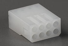 1501792080 - Standard .062"+ Receptacle Housing, Dual Row, 8 Circuits