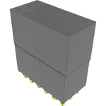 Samtec-ESQ-106-58-G-T Connector Headers and PCB Receptacles Conn Elevated Socket SKT 18 POS 2.54mm Solder ST Top Entry Thru-Hole Bulk Samtec-ESQ-106-58-G-T Connector Headers and PCB Receptacles Conn Elevated Socket SKT 18 POS 2.54mm Solder ST Top Entry Thru-Hole Bulk