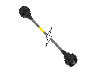 847021010 - Double End IP67 Bayonet 3.0m (9.84') Length