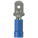 Panduit-EDV14-250M-L Connector Terminals Disconnect Terminal 14-16AWG Copper Blue M 24.3mm Nickel