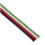3M-79100-075-4F1  Round Flat Cable 4Conductors 19AWG Box