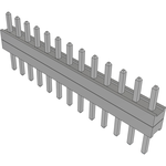 Samtec-TW-13-02-T-S-120-150 Connector Headers and PCB Receptacles Conn Board Stacker HDR 13 POS 2mm Solder ST Top Entry Thru-Hole Bulk