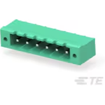 TE Connectivity-796864-6 Connector Headers and PCB Receptacles Conn Shrouded Header (4 Sides) HDR 6 POS 5mm Solder RA Side Entry Thru-Hole Carton