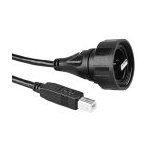 Bulgin Limited-PX0840/A/5M00 Cable Assembly USB Cable Assembly USB 5m USB Type A to USB Type B 4 to 4 POS M-M 20AWG/25AWG