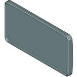 Hammond Manufacturing-1457N1601EBK  Black Aluminum Wall Mount Extruded Enclosure