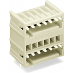 WAGO-734-409 Connector Headers and PCB Receptacles THT Double-deck Male Header, 1.0 x 1.0 mm Solder Pin, Angled WAGO-734-409 Connector Headers and PCB Receptacles THT Double-deck Male Header, 1.0 x 1.0 mm Solder Pin, Angled