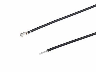 2270232112 - Pre-Crimped Lead DuraClik Female-to-Pigtail, Tin (Sn) Plating, 150.00mm Length, 22 AWG, Black