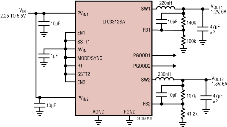 LTC3312SA product image