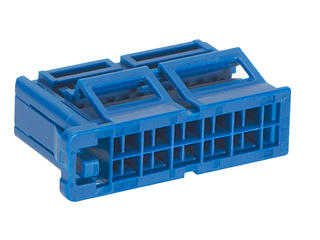 2058252223 - ConnTAK50 Tang Receptacle, Dual Row, 22 Circuits, Key C, Blue