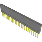Samtec-ESW-124-13-G-S Connector Headers and PCB Receptacles Conn Elevated Socket SKT 24 POS 2.54mm Solder ST Top Entry Thru-Hole Tube