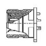 Glenair-D38999/21NH35PN Connector Circular Conn Circular PIN 100 POS Solder Cup ST Box Mount 100 Terminal 1 Port