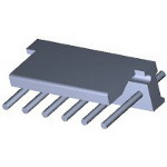 TE Connectivity-641209-6 Connector Headers and PCB Receptacles Conn Wire to Board HDR 6Power POS 3.96mm Solder ST Thru-Hole Package