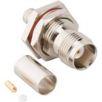 Amphenol RF-031-6828 Connector RF Conn TNC 0Hz to 6GHz 50Ohm Crimp ST Panel Mount RCP Gold Bag Amphenol RF-031-6828 Connector RF Conn TNC 0Hz to 6GHz 50Ohm Crimp ST Panel Mount RCP Gold Bag