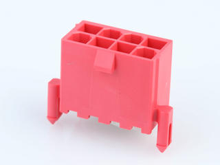 1724470412 - Mini-Fit Versa Color Header, Dual Row, Vertical, with Snap-in Plastic Peg PCB Lock, 12 Circuits, Nylon 6/6, UL 94V-0, Tin (Sn) Plating, Glow-Wire Capable, Red