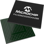 Microchip Technology-PIC32MZ2025DAA288-I/4J Secure Microcontrollers and TPM Secure MCU 32bit PIC32 PIC RISC 2MB Flash 1.8V/3.3V 288-Pin LFBGA Tray