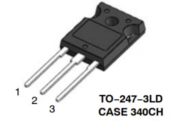 Silicon Carbide Schottky Diode, Dual Common Cathode, 1.2 kV, 20 A, 62 nC, TO-247, 3 Pins