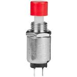 NKK Switches-FB15ANEP2-FC Switch Push Button Switch Push Button OFF (ON) SPST Round Plunger 0.5A 125VAC Momentary Panel Mount/Through Hole PC Turret