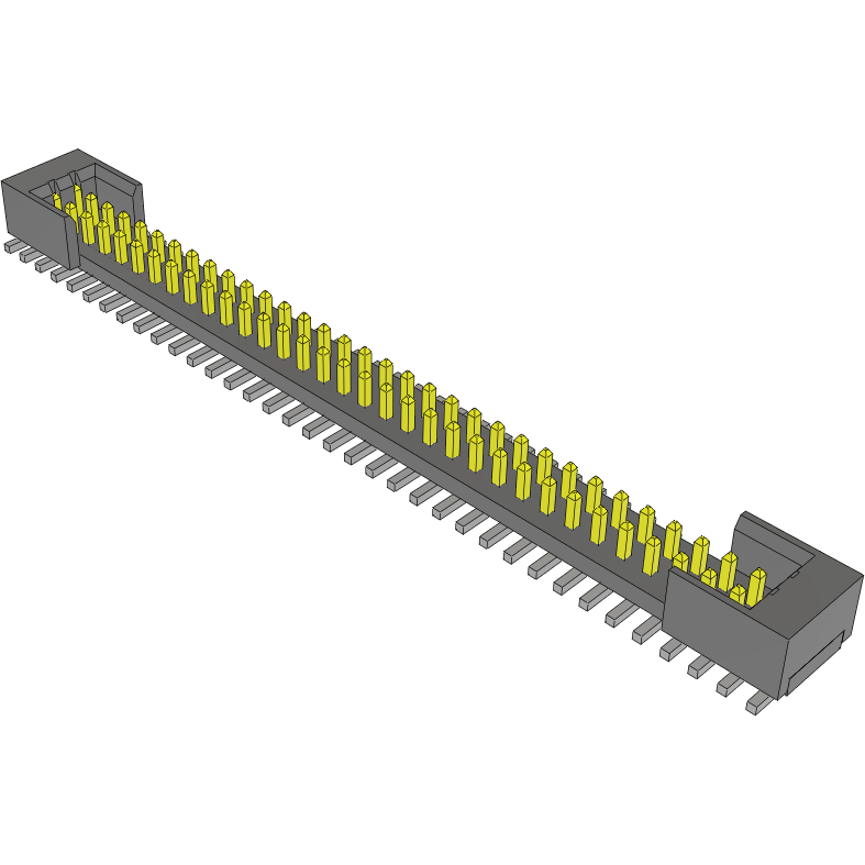 Samtec-FTS-132-03-L-DV-S Connector Headers and PCB Receptacles Conn Shrouded Header (4 Sides) HDR 64 POS 1.27mm Solder ST Top Entry SMD Tube