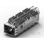 TE Connectivity-1888971-3 Connector Accessories Connector Accessories QSFP+ Cage Right Angle Nickel Silver Box/Tray