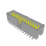 Samtec-HTSS-113-01-L-DV Connector Headers and PCB Receptacles Conn Shrouded Header (4 Sides) HDR 26 POS 2.54mm Solder ST Top Entry SMD Tube