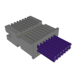 Samtec-TFSDT-07-28-H-10.00-S Cable Assembly Other Cable Assembly Discrete Wire 0.254m 28AWG Terminal Strip 14 POS HDR Crimp Layer