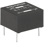 SCHURTER-IL-21-0001 Pulse Transformers Pulse Transformer 1:1 4000VAC 0.6Ohm Prim. DCR 0.6Ohm Sec. DCR 8pF 4 Terminal Pin Thru-Hole