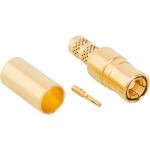 Amphenol RF-142220 Connector RF Conn SMB 0Hz to 4GHz 50Ohm Crimp ST Cable Mount PL Gold Amphenol RF-142220 Connector RF Conn SMB 0Hz to 4GHz 50Ohm Crimp ST Cable Mount PL Gold