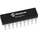 Microchip Technology-PIC16LC711-04/P Microcontrollers - MCUs MCU 8-bit PIC RISC 1.75KB EPROM 3.3V/5V 18-Pin PDIP Tube