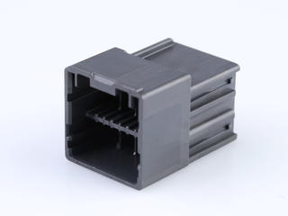 5056060801 - CP-3.3 Plug Housing, 3.30mm Pitch, Dual Row, Polarized, Positive Inertia  Lock, 8 Circuits, Black