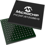 Microchip Technology-PIC24FJ512GB610-I/BG Microcontrollers - MCUs MCU 16-bit PIC RISC 512KB Flash 2.5V/3.3V 121-Pin TFBGA Tray