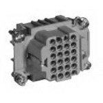 TE Connectivity-2-1103202-3 Connector Discrete Wire Housing Conn Housing RCP 24Power/1Ground POS Crimp ST Gray Loose