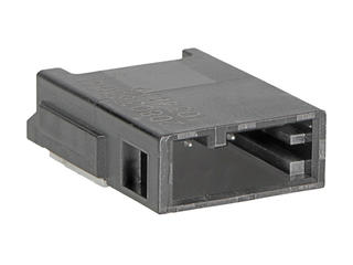 2080333041 - ConnTAK50 Header, Single Row, Right-Angle, Surface Mount, 4 Circuits, Key A, Black