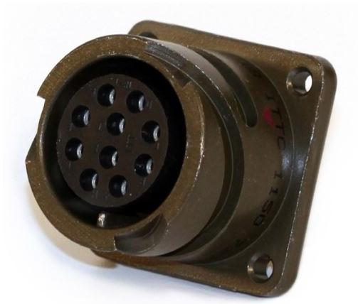 ITT Cannon-CB2-22-19SWS Connector Circular Conn Circular SKT 14 POS Solder ST Box Mount 14 Terminal 1 Port