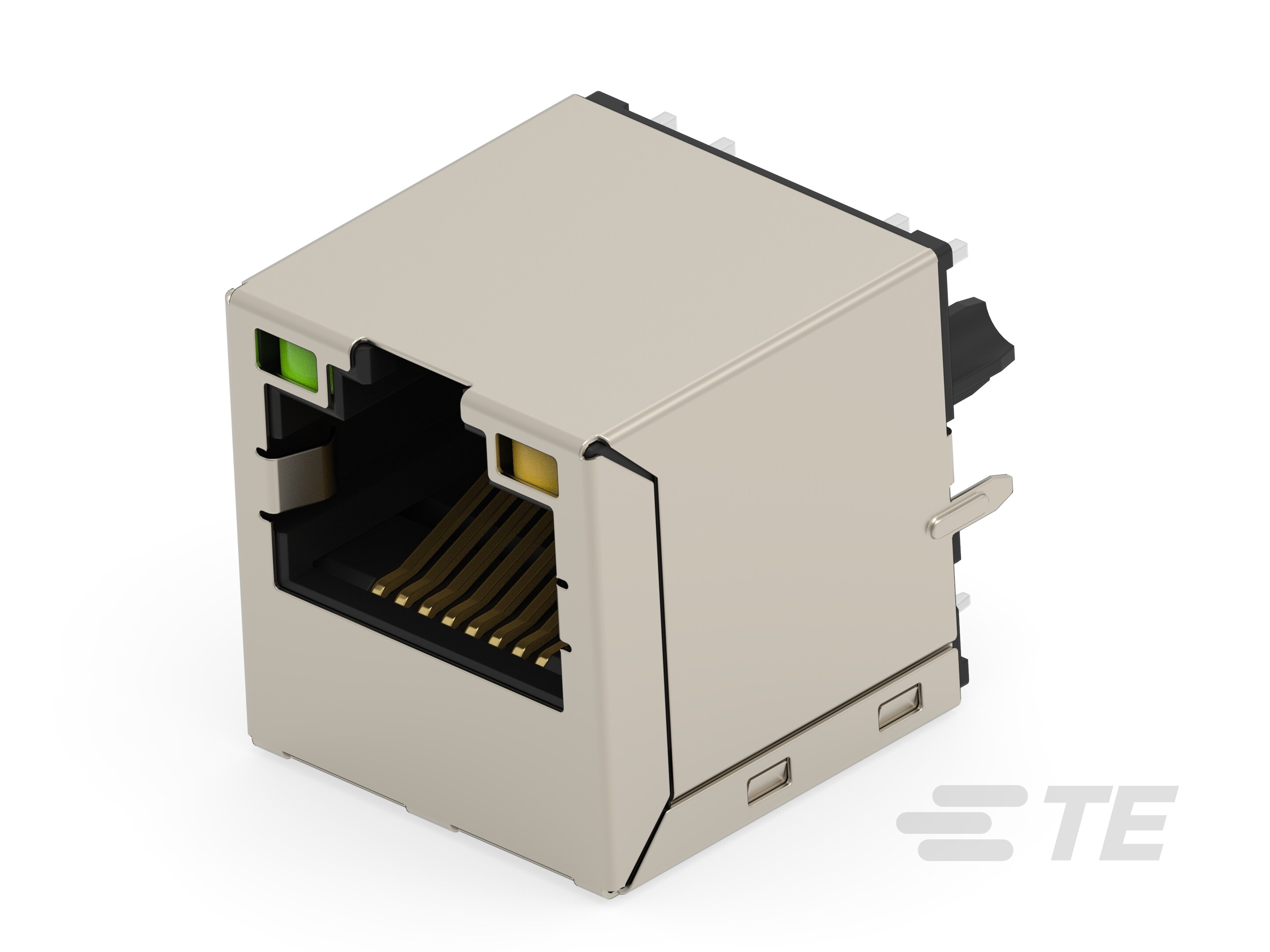 RJ45 JACK INT.MAG. 1GB LED 1X1 VERT.-2301995-4