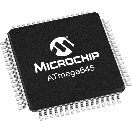 Microchip Technology-ATMEGA645-16AU Microcontrollers - MCUs MCU 8-bit AVR RISC 64KB Flash 3.3V/5V 64-Pin TQFP Tray