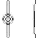SANYO DENKI-109-1039 Thermal Management Accessories Thrml Mgmt Access EMC Guard 80mm Silver Nickel Chrome
