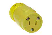 1301410023 - Super-Safeway Connector, 2 Pole/2 Wire, NEMA 1-15, 125V