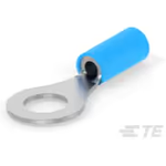 TE Connectivity-32961 Connector Terminals Ring Tongue Terminal 14-16AWG Copper Blue 27.69mm Tin Loose