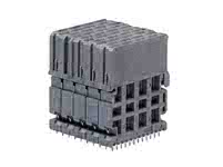 1703901020 - Impact 85 Ohm Plus 4 Pair Mezzanine Receptacle, Stack Height 25.00mm, Unguided, 10 Columns, 120 Circuits, Lead Free