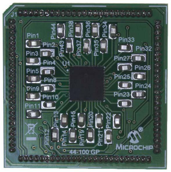Daughter Board, dsPIC33FJ128GP804 Plug-In-Module, Plugs into Explorer 16 Board