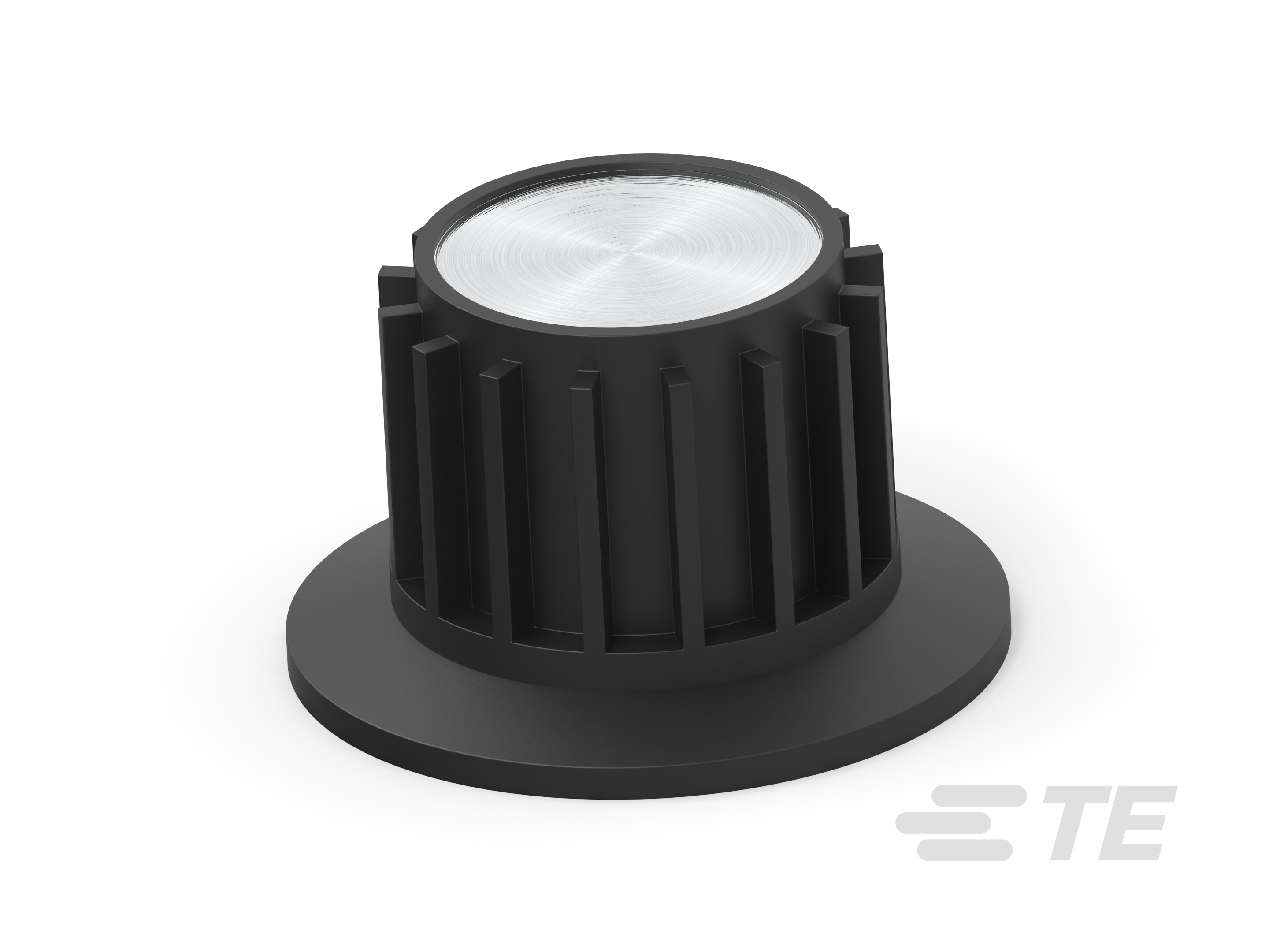 PKA90B1/4=KNOB PLASTIC 1/4 IN-1-1437624-7