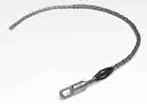 1300950283 - Multi-Weave Wire Mesh Pulling Grip, Rotating Eye, Mesh Length 1.524m (60.00"), Approximate Break Strength 13879.93kg (30600 lbs)