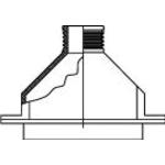 Glenair-557-107M2-06B Backshells D-Sub Light Weight Solid Banding Backshell 180° 2 Shell Size Electroless Nickel Aluminum Glenair-557-107M2-06B Backshells D-Sub Light Weight Solid Banding Backshell 180° 2 Shell Size Electroless Nickel Aluminum