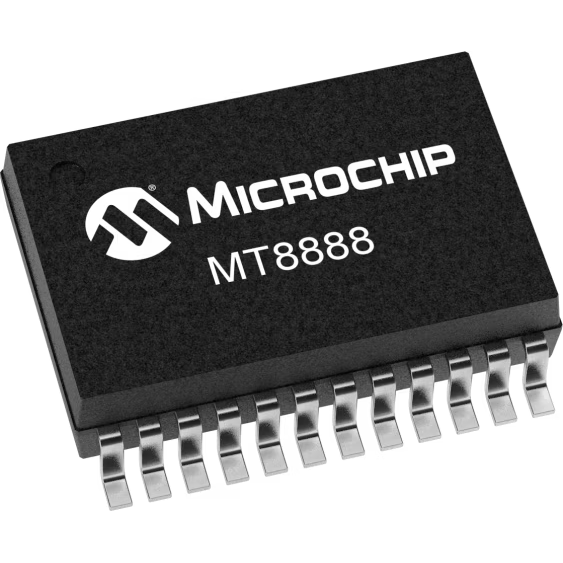 Microchip Technology-MT8888CN1 DTMF Transceivers DTMF TXRX 3.58MHz CMOS 5V 24-Pin SSOP Tube