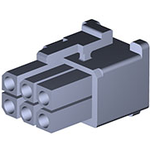 Molex-0015311062 Connector Discrete Wire Housing Conn Housing F 6 POS 4.8mm Crimp ST Cable Mount Natural Bag