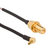 Amphenol RF-245102-08-24.00 Cable Assembly Coaxial Cable Assembly Coaxial 0.61m MMCX to SMA F-M Bag Amphenol RF-245102-08-24.00 Cable Assembly Coaxial Cable Assembly Coaxial 0.61m MMCX to SMA F-M Bag