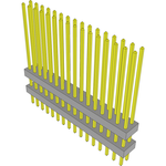 Samtec-TW-16-12-G-D-280-150 Connector Headers and PCB Receptacles Conn Board Stacker HDR 32 POS 2mm Solder ST Top Entry Thru-Hole Bulk